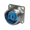 Amphenol Socapex Multimode Duplex Fibre Optic Connector Plug LCFTV6MTZNN, 0.5dB Insertion Loss, -40°C to 85°C, RoHS Compliant