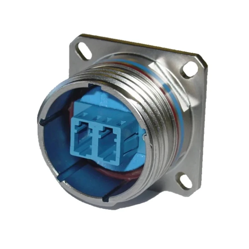 Amphenol Socapex Multimode Duplex Fibre Optic Connector Plug LCFTV6MTZNN, 0.5dB Insertion Loss, -40°C to 85°C, RoHS Compliant