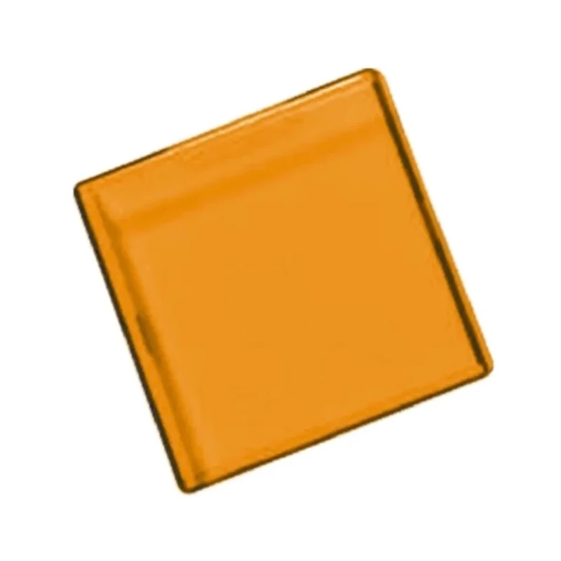 APEM Panel Mount Indicator Lens Square Style Amber 29mm Length A0262C