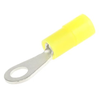 RS PRO Insulated Ring Terminal 2.7mm Stud Size 26 AWG to 22 AWG Wire Size Yellow 239-4105