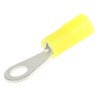 RS PRO Insulated Ring Terminal 2.7mm Stud Size 26 AWG to 22 AWG Wire Size Yellow 239-4105