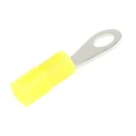 RS PRO Insulated Ring Terminal 2.7mm Stud Size 26 AWG to 22 AWG Wire Size Yellow 239-4105