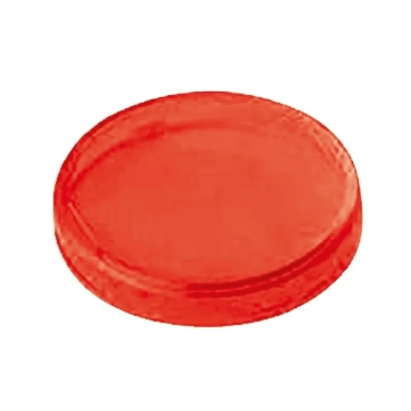 APEM Panel Mount Indicator Lens Round Style Red 22mm Diameter A0263B