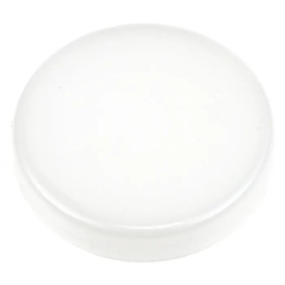 APEM Panel Mount Indicator Lens Round Style White 26 mm Diameter A0263J
