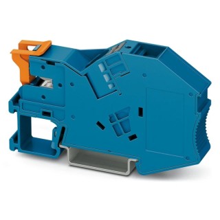 Phoenix Contact DIN Rail Terminal Block Blue, 0.5mm², 1-Level, Push-in, 1kV, 70A 1030131