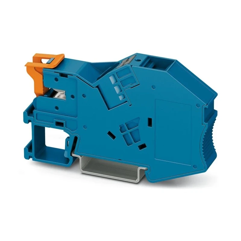 Phoenix Contact DIN Rail Terminal Block Blue, 0.5mm², 1-Level, Push-in, 1kV, 70A 1030131