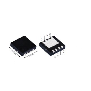 Vishay SIS N-Channel Power MOSFET, 58.1 A Drain Current, 80 V Drain-Source Voltage, 8-Pin PowerPAK 1212-8S SiSS588DN-T1-GE3