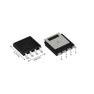 Vishay SQJ N-Channel MOSFET PowerPAK SO-8L 210 A 80 V 8-Pin SQJ182EP-T1_GE3