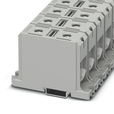 Phoenix Contact High Current Connector Grey 35mm² 1-Level Screw Terminal Block 1086498