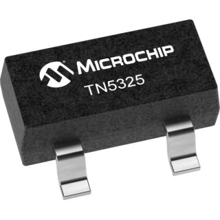 Microchip N-Channel Enhancement MOSFET, 10.3 A, 650 V, 3-Pin TO-92 TN5325K1-G