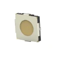 TE Connectivity Black Tactile Switch Top SPST 50mA Surface Mount MSLPT5252AL2TR