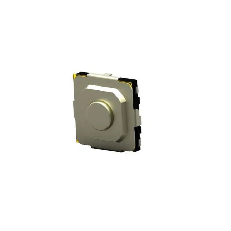 TE Connectivity Black Round Tactile Switch SPST 50mA 12V DC Surface Mount MSLPT5252BL1MTR