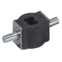 Paulstra Hutchinson Anti-Vibration Mount M4 Thread, 14 mm Outside Diameter, 34.5 mm Height, 1.5 kg Compression Load 55500501