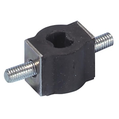 Paulstra Hutchinson Anti-Vibration Mount M4 Thread, 14 mm Outside Diameter, 34.5 mm Height, 1.5 kg Compression Load 55500501