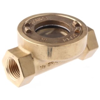 Spirax Sarco Brass Threaded Sight Glass Check Valve 1/2 in, 3.5 bar 222000