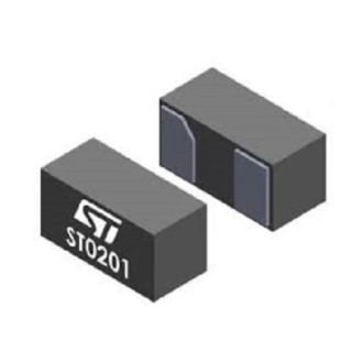 STMicroelectronics Uni-Directional TVS Diode, Surface Mount, 3-Pin 0201 Package, 5.8V Breakdown Voltage, 9V ESDA5-1F4