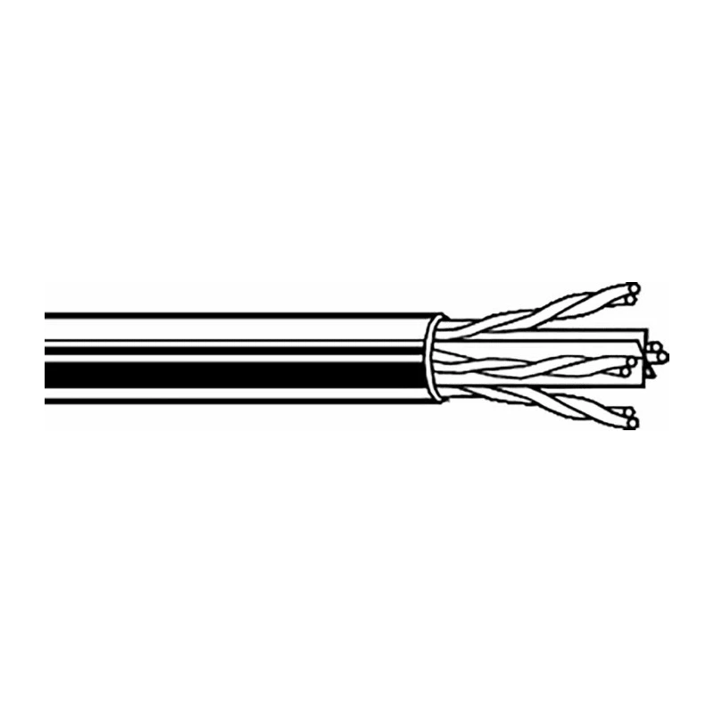 Belden Cat6 Unshielded Unscreened Ethernet Cable 304 m Grey PVC 48 V 23AWG 6.5 mm Outside Diameter Cat6 7812E