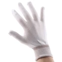 Polyco Healthline Pure Dex Nylon White Gloves Size 9 Uncoated Coating CR200/L