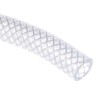 RS PRO Clear Reinforced PVC Hose Pipe 10 bar Maximum Operating Pressure, 25 m Length, 14mm Outside Diameter, 10mm 368-0205