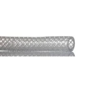 RS PRO Standard Clear Reinforced PVC Hose Pipe, 12mm OD x 8mm ID, 25m Length, 10 Bar Pressure, Transparent 368-0182