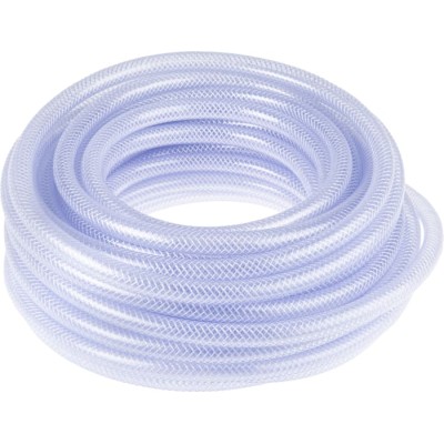 RS PRO Clear Reinforced Polyvinyl Chloride Hose Pipe 25m Length 10 bar Operating Pressure United Kingdom 368-0211