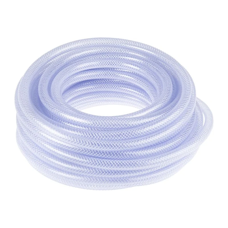 RS PRO Clear Reinforced Polyvinyl Chloride Hose Pipe 25m Length 10 bar Operating Pressure United Kingdom 368-0211