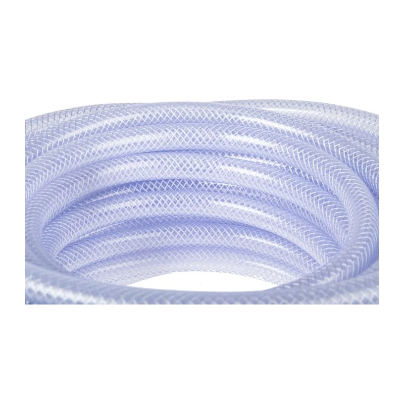 RS PRO Clear Reinforced Polyvinyl Chloride Hose Pipe 25m Length 10 bar Operating Pressure United Kingdom 368-0211