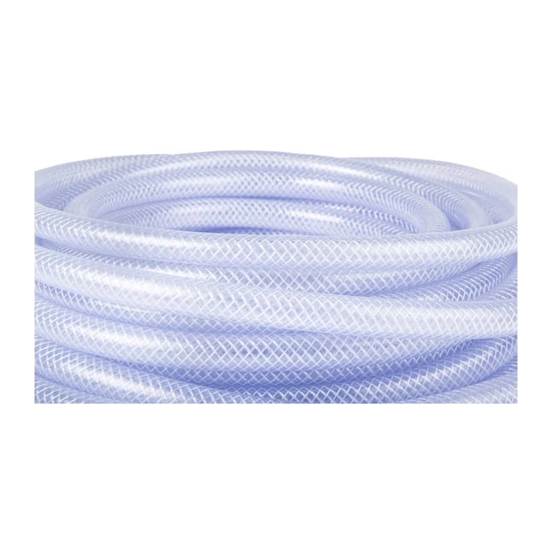 RS PRO Clear Reinforced Polyvinyl Chloride Hose Pipe 25m Length 10 bar Operating Pressure United Kingdom 368-0211