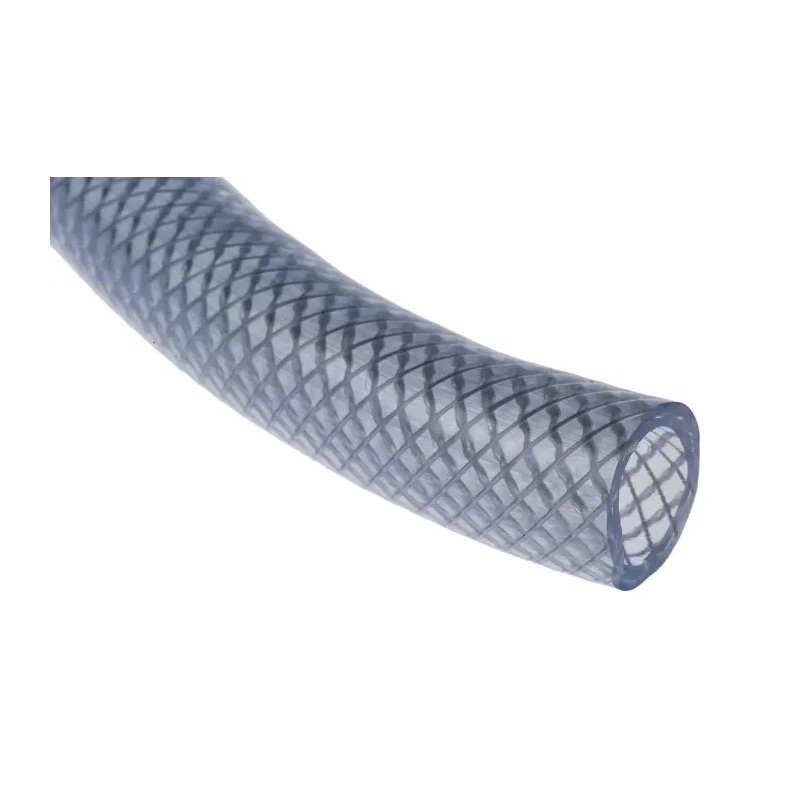 RS PRO Clear Reinforced Polyvinyl Chloride Hose Pipe, 10 bar Pressure, 25 m Length, 24 mm Outside Diameter, 19 mm 368-0233