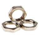 SES Sterling Nickel Plated Brass Cable Gland Locknut M10 Thread A8000.10