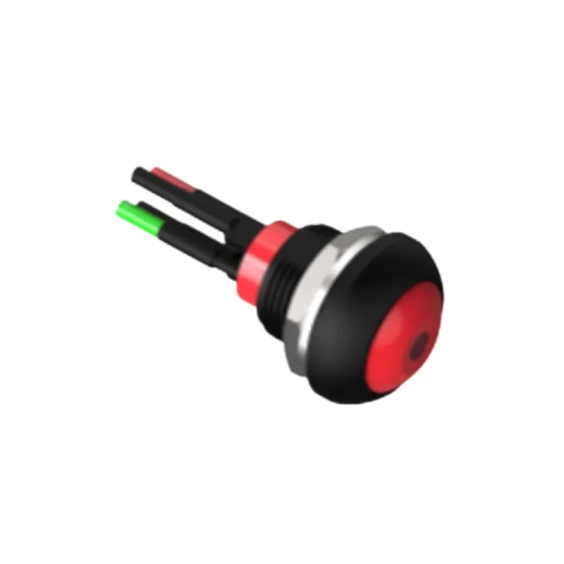 TE Connectivity PB6 Series Illuminated Push Button Switch, On-Off, Panel Mount, 1 NO Contact, Yellow PB6B2FM3M1CAL05Y500