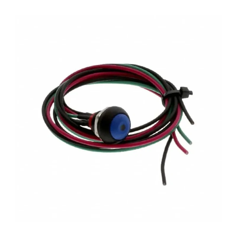 TE Connectivity PB6 Series Illuminated Push Button Switch On-Off Panel Mount 1 NO Red LED IP68 PB6B2FM7M1CAL03Y500