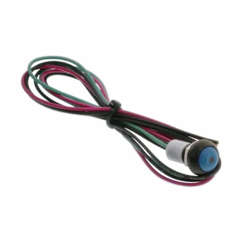 TE Connectivity PB6 Series Illuminated On-Off Push Button Switch, Panel Mount, 1 NO Contact, Red LED PB6B2FM7M1CAL03S500