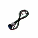 TE Connectivity PB6 Series Illuminated Push Button Switch On-Off Panel Mount 1 NO Yellow LED IP68 PB6B2FM7M1CAL05S500