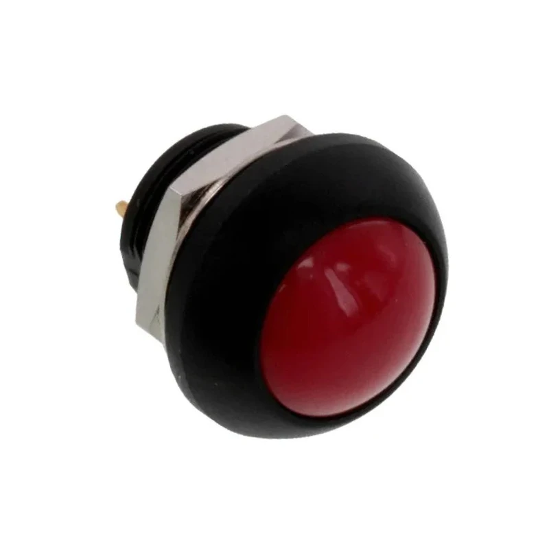 TE Connectivity PB6 Series Push Button Switch, On-Off, Panel Mount, 1 Normally Open Contact, Red, IP68 PB6B2RS3M4CAL00