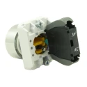 RS PRO Push Button Complete Unit Panel Mount 23 mm Cutout Yellow SPST IP65 239-8180