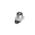 RS PRO Push Button Complete Unit Panel Mount 23 mm Cutout Black SPST IP65 239-8182