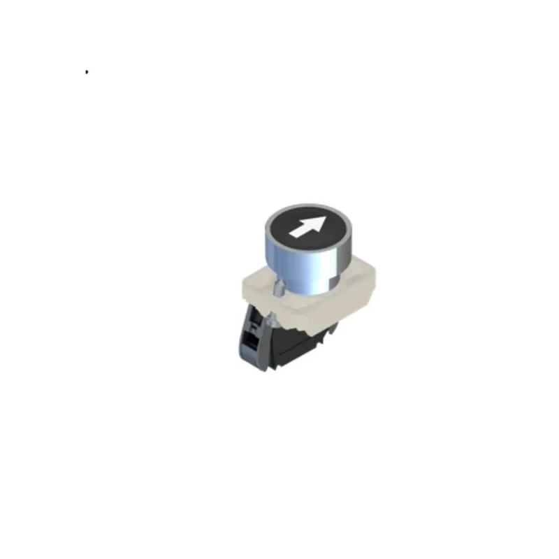 RS PRO Push Button Complete Unit Panel Mount 23 mm Cutout Black SPST IP65 239-8182
