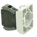RS PRO Push Button Complete Unit Panel Mount 23 mm Cutout Yellow SPST IP65 239-8180