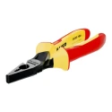 Bahco Combination Plier with Round Jaw, 200mm Overall Length, 39mm Jaw Length, Plastic Handle, High Performance 2628S-200