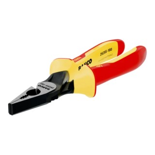 Bahco Combination Plier with Round Jaw, 200mm Overall Length, 39mm Jaw Length, Plastic Handle, High Performance 2628S-200