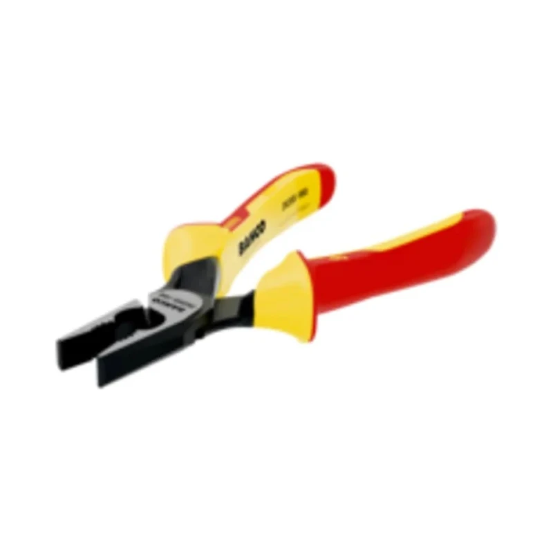 Bahco Combination Plier with Round Jaw, 200mm Overall Length, 39mm Jaw Length, Plastic Handle, High Performance 2628S-200