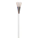 RS PRO 4 Core Multicore Thermoplastic Fire Performance Power Cable White 1.5mm² 85°C 500V 100m 239-8440