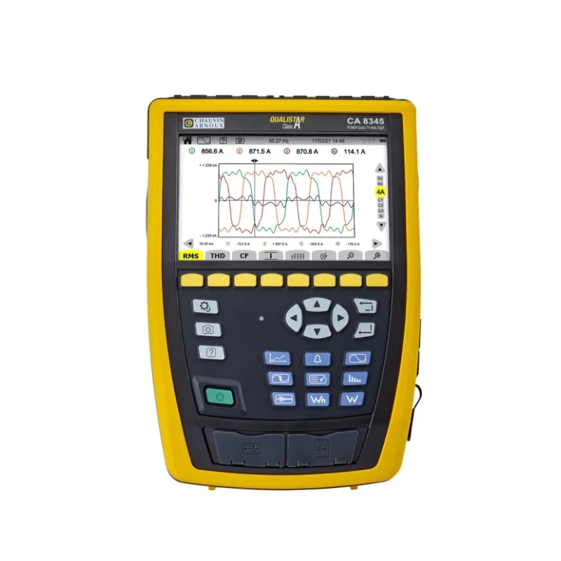 Chauvin Arnoux Power Quality Analyser 3-Phase 1000 V ac 1200 V dc CA8345