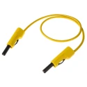 Hirschmann Test & Measurement Connector Test Lead 16A, 60V dc, Yellow, 500 mm Lead Length 973 645103-