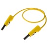 Hirschmann Test & Measurement Connector Test Lead 16A, 60V dc, Yellow, 500 mm Lead Length 973 645103-
