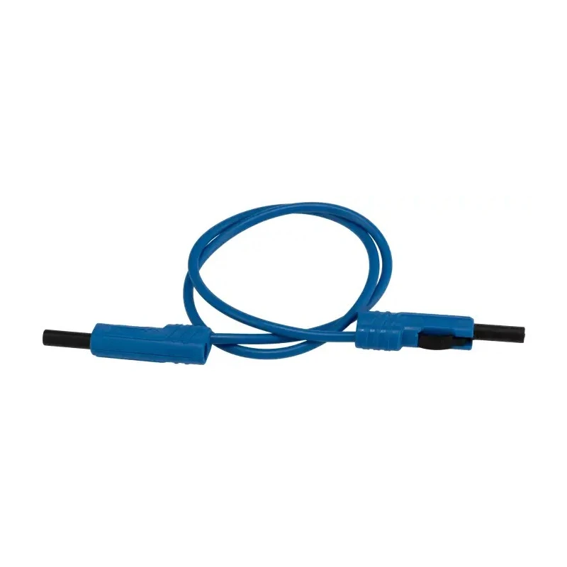Hirschmann Test & Measurement Connector Test Lead 16A 60V dc Blue 500mm Lead Length 973 645102-