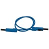 Hirschmann Test & Measurement Connector Test Lead 16A 60V dc Blue 500mm Lead Length 973 645102-