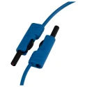 Hirschmann Test & Measurement Connector Test Lead 16A 60V dc Blue 500mm Lead Length 973 645102-