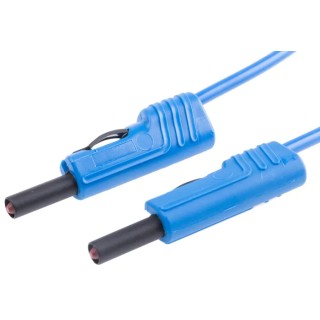 Hirschmann Test & Measurement Connector Test Lead Blue 16A 60V dc 2m Lead Length 973647102